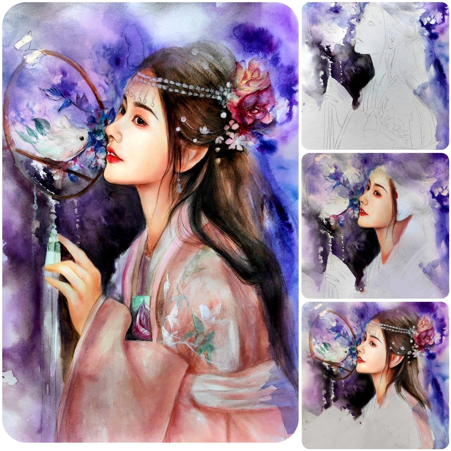 廣彩重彩人物課【清歡】