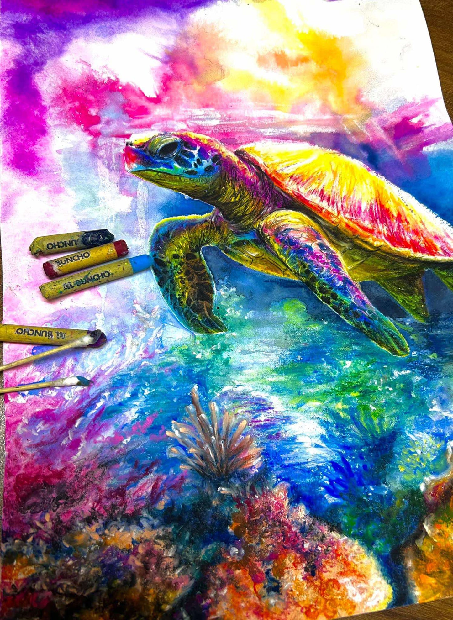 蠟筆動物線上課《海底奇觀》