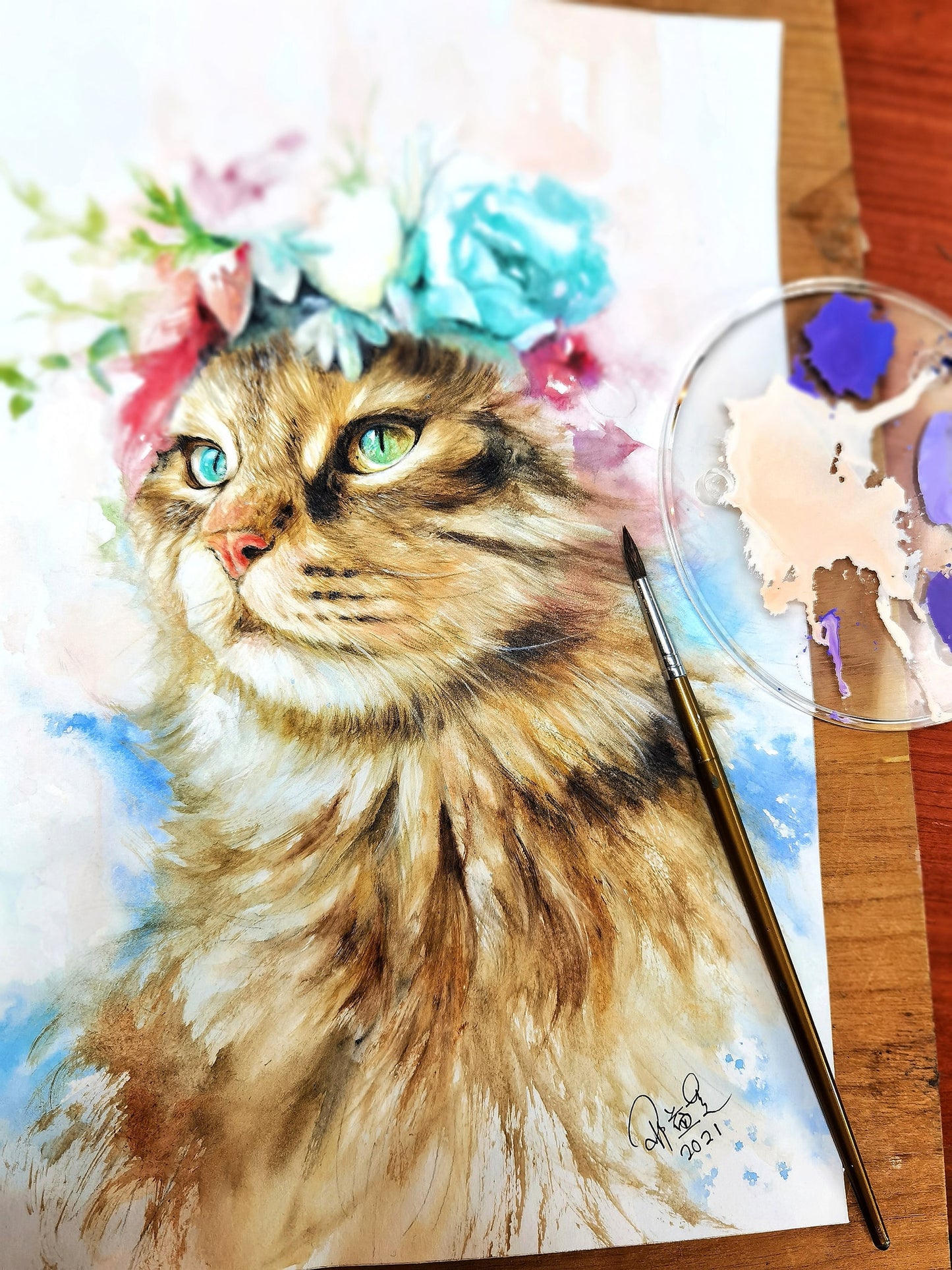 廣彩重彩課【萌宠猫星人】