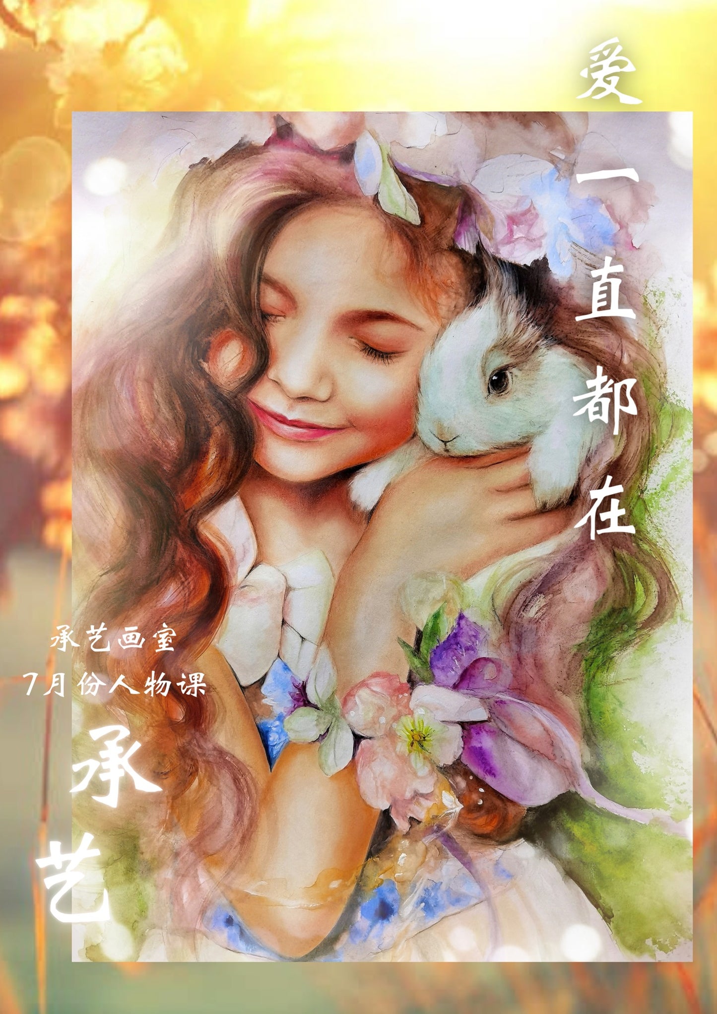 廣彩重彩人物课 《愛一直都在》