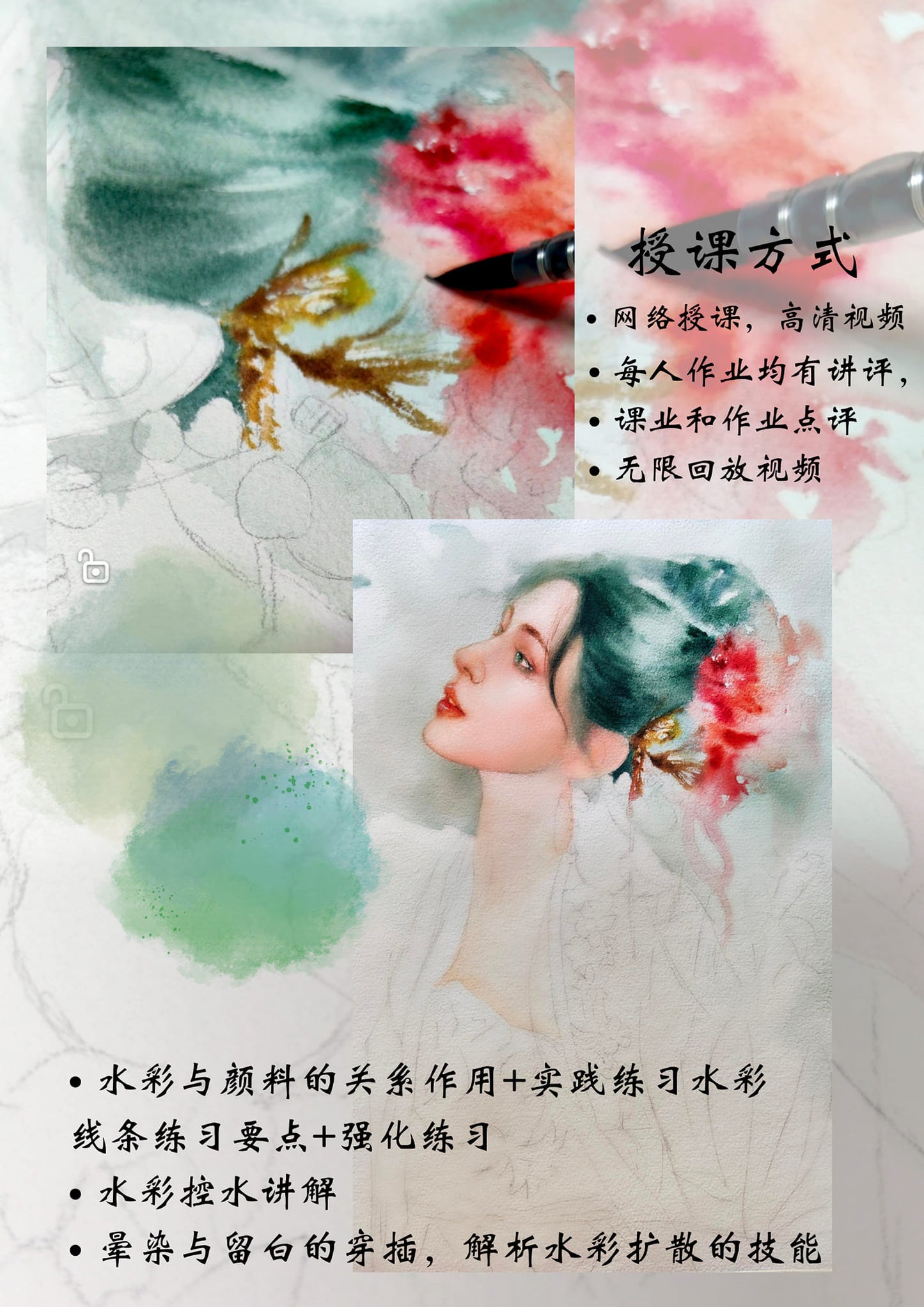 第二期水彩人物課【人間煙火】