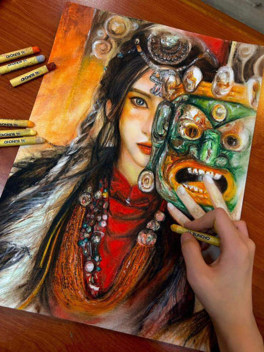 蠟筆人物線上課<半遮面>